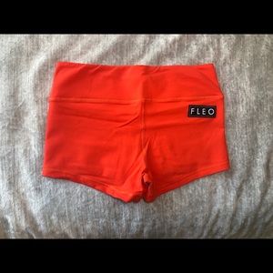 Bright Crimson Orange Fleo Original Shorts